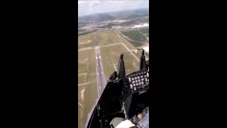 F16 Airshow Cockpit Footage [upl. by Shira267]