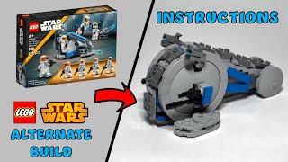 Lego Star Wars 75359 Alternate Build  Instructions  332nd Clone Troopers Battle Pack 2023 [upl. by Kisung]