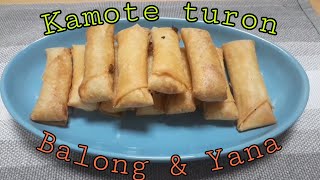 HOW TO MAKE KAMOTE TURON [upl. by Spearing]