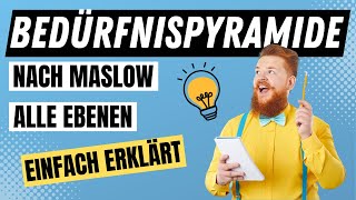 BEDÜRFNISPYRAMIDE nach MASLOW einfach erklärt  ERZIEHERKANAL [upl. by Uttasta]