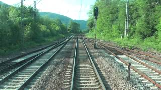 Führerstandsmitfahrt Trier nach Koblenz Mosel Gbf Teil 1 [upl. by Etyak191]