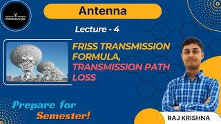 semester exam antenna engineering 4 friss transmission formula transmission path loss [upl. by Ahserkal]