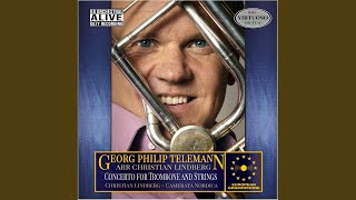 Telemann Concerto for Trombone and Strings I Grave [upl. by Odel]