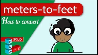 meters to feet  how to convert [upl. by Jael]