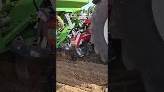 ASL toolbar with OCD row cleaners with a mounted drilll on demo at Tillage Live [upl. by Amaryl]