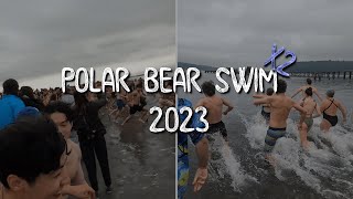 Polar Bear Swim 2023  UBC  Mayne Island [upl. by Aztinad]