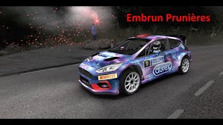 Embrun Prunières  Fiesta Rally 2 Assetto C [upl. by Walley]