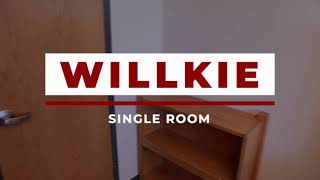 Indiana University Willkie Quadrangle Single Room Tour [upl. by Alesi476]