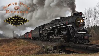 Pere Marquette 1225  North Pole Express 2023 [upl. by Ellerihs471]