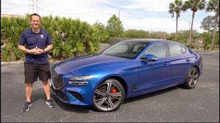 Is the 2024 Genesis G70 33T a BETTER luxury sport sedan than a Mercedes AMG C63 [upl. by Hillari527]