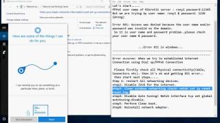 Error 691 amp 651 on windows in broadband connection sam online [upl. by Nicks959]