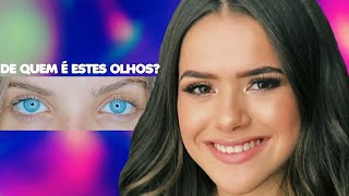 ADIVINHE O FAMOSO PELOS OLHOS ftCarinha de Anjo [upl. by Kcirre]