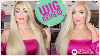 ✨Lace Front WIG REVIEW ✨ Kyrssma  Blonde Ombre  AMAZON WIG Under 40  BEST Hairline [upl. by Hibbert717]