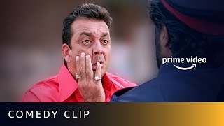 Gandhigiri  Lage Raho Munna Bhai  Comedy Clip  Sanjay Dutt  Amazon Prime Video shorts [upl. by Sualkin]