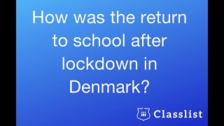 Danish International School returns to lessons after lockdown [upl. by Babbie547]