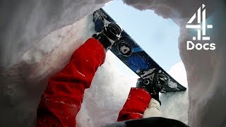 Claustrophobic Nightmare  Skier Falls into a Crevasse  Channel 4 [upl. by Gelya]