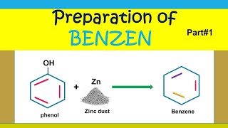 Preparation of Benzene part1 Different methods for the preparation of benzene [upl. by Ennahgem]