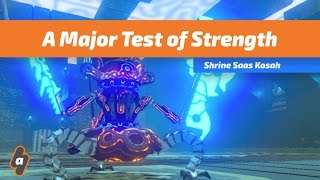 Shrine Saas Kosah A Major Test of Strength  The Legend of Zelda Breath of the Wild [upl. by Phelgon]