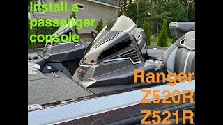 Ranger Z521R Passenger Console Install SD 480p [upl. by Aneelahs]