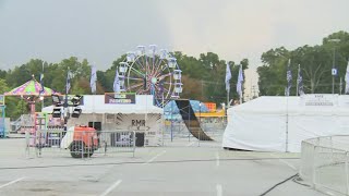 Central Carolina Fair rides inspected before opening [upl. by Auhsej]