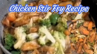 Chicken Stir Fry Recipe  Chicken with vegetables stir fry [upl. by Hploda634]