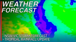 Powerful Thunderstorms and Intense Rainfall are Forecast Across Queensland This Week [upl. by Polk]