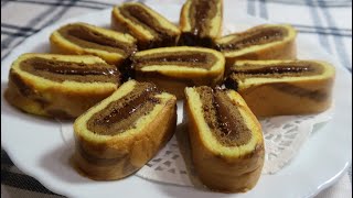 KEK TAPAK KUDA COFFEE  COFFEE amp NUTELLA ROLL [upl. by Inaleon]