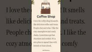 Coffee Shop Vibes  A Cozy Escape for Coffee Lovers ☕✨ CoffeeShop english learnenglish shorts [upl. by Shelley]