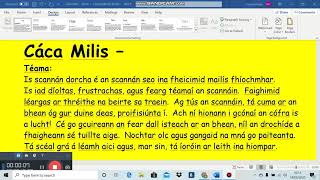 Cáca Milis  Tutorial Téama agus Coimhlint 🍰 [upl. by Marion424]