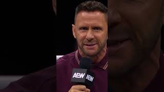 NigelMcGuinness threw out the challenge to AEW World Champion BryanDanielson during AEWDynamite [upl. by Hnacogn]