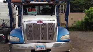 2006 Peterbilt 335 C7 engine 5 pack Cottrell body Car Hauler FOR SALE Car Carrier SOLD [upl. by Hamish]