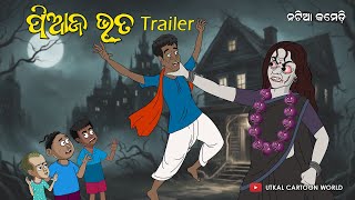 Natia Comedy  Piaja Bhuta  Trailer  Odia Horror comedy  Odia cartoon [upl. by Blondell186]