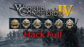 World Conqueror 4 mod full amp max level Medals of Generals [upl. by Elvina]