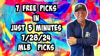 MLB Best Bets for Today Picks amp Predictions Sunday 72824  7 Picks in 5 Minutes [upl. by Reld]