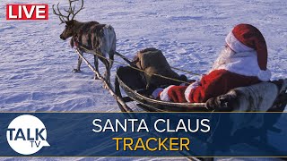 LIVE Santa Claus Tracker  Christmas 2023 [upl. by Latterll]