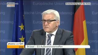 KrimKrise PK mit FrankWalter Steinmeier am 17032014 [upl. by Salis]