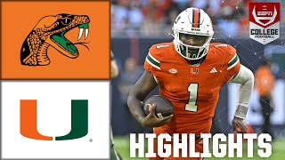 Florida AampM Rattlers vs Miami Hurricanes  Full Game Highlights  ESPN College Football [upl. by Ekard]