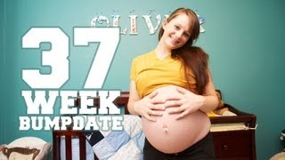 37 WEEK BUMPDATE  Headaches NST Hospital Tour  Pregnant After Stillbirth [upl. by Quinlan]