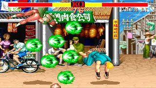 Street Fighter II Super Green KEN 4K HDR 60 FPS [upl. by Nivk]