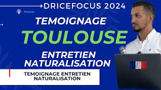 Témoignage demande nationalité française 2024  Entretien naturalisation française par décret [upl. by Zinn]