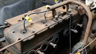 Fordson E27n Cylinder Head Removal [upl. by Georgena]