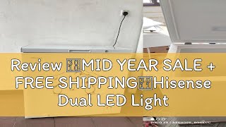 Review 【MID YEAR SALE  FREE SHIPPING】Hisense Dual LED Light Chest Freezer 冷冻柜冰箱 178L FC186D4BWPS [upl. by Anirad]