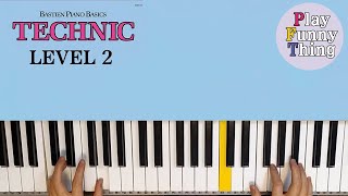 The 6th Dimension p6  Bastien Piano Basics Level 2  Technic [upl. by Jer]