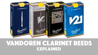 Vandoren Clarinet Reeds  The Full Range Explained [upl. by Anilram]