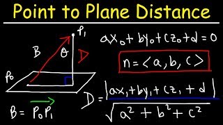 Distance Between a Point and a Line In 2D amp 3D  Geometry [upl. by Mcmillan]