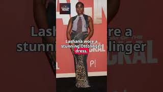 Lashana Lynch Stuns With Baby Bump Debut at Day of the Jackal Premiere [upl. by Vida]