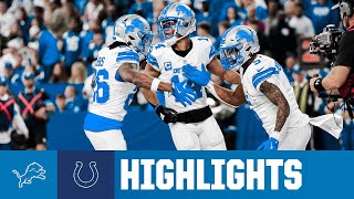 Lions Defense keeps Colts out of the end zone in 246 win  Lions at Colts Week 12 NFL Highlights [upl. by Airotal770]