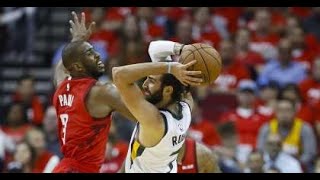 Jazz eliminated by Rockets 10093 [upl. by Islean]