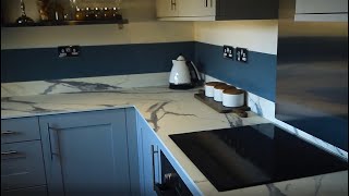 How to install thin worktop in Compact HPL – Kitchen – Polyrey [upl. by Jenne]