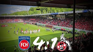 Heidenheim  Köln 41 Stimmung Ultras Köln AuswärtsblockDer 7Abstieg [upl. by Boigie]